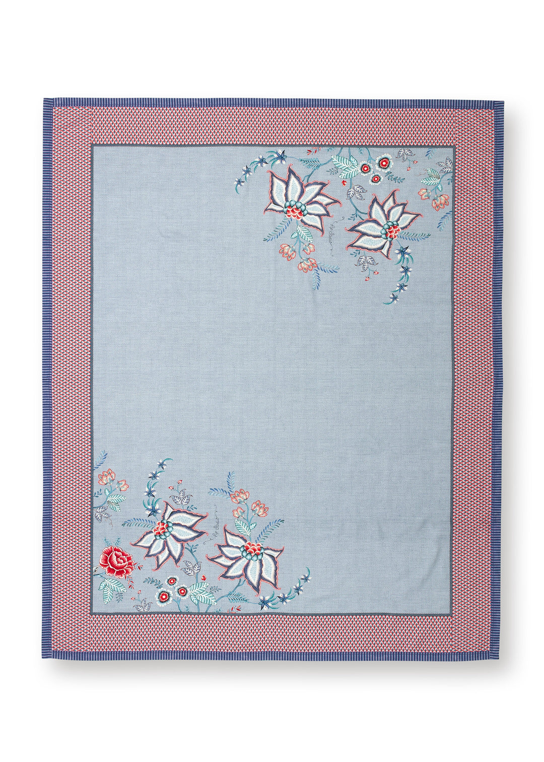 Tischtuch Flower Festival Blue 140x180 cm