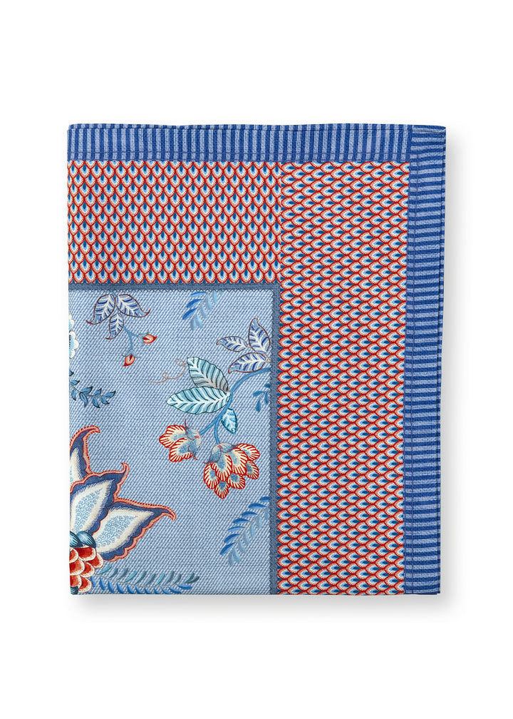Tischtuch Flower Festival Blue 150x250 cm