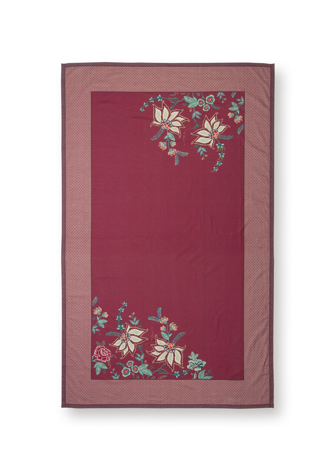 Tischtuch Flower Festival Dark Pink 150x250 cm