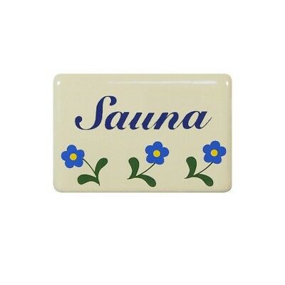 Schild "Sauna"
