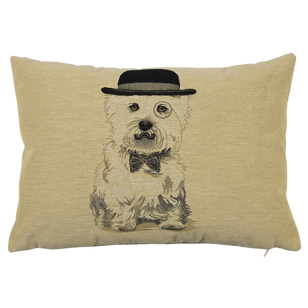 Gobelin Kissen - Sherlock Westie