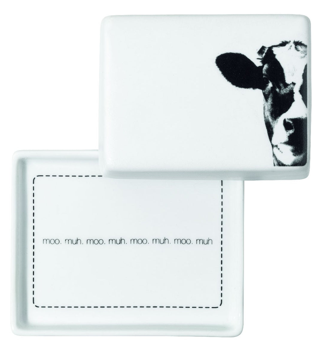 butter dish "Cow" small