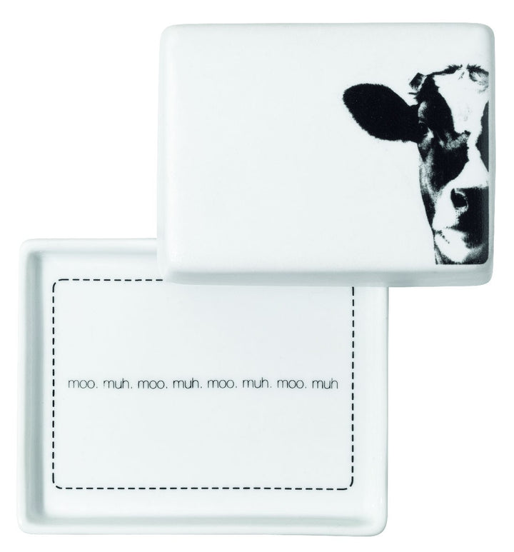 butter dish "Cow" small