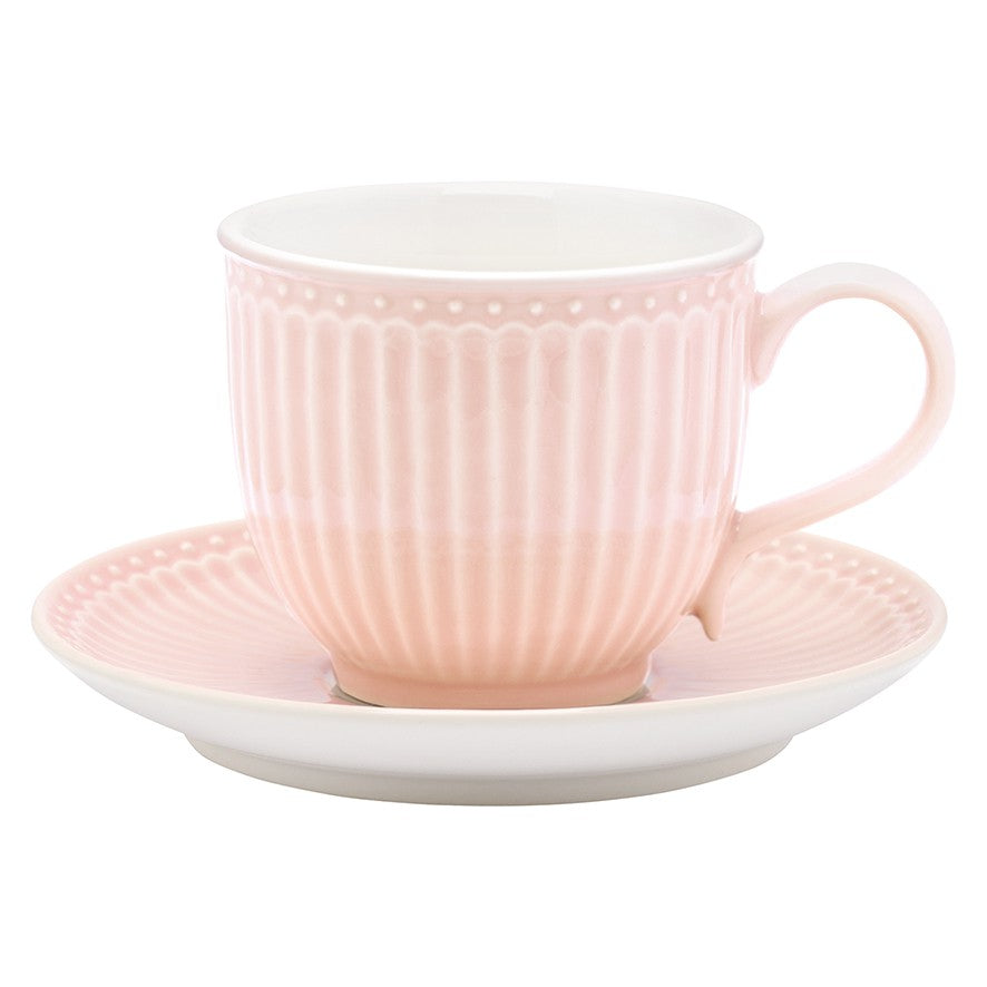 Tasse mit Untertasse Alice pale pink