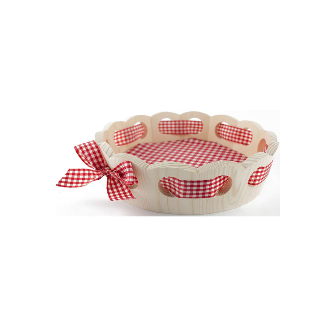 Bread basket wood natural small approx. 20 cm 
