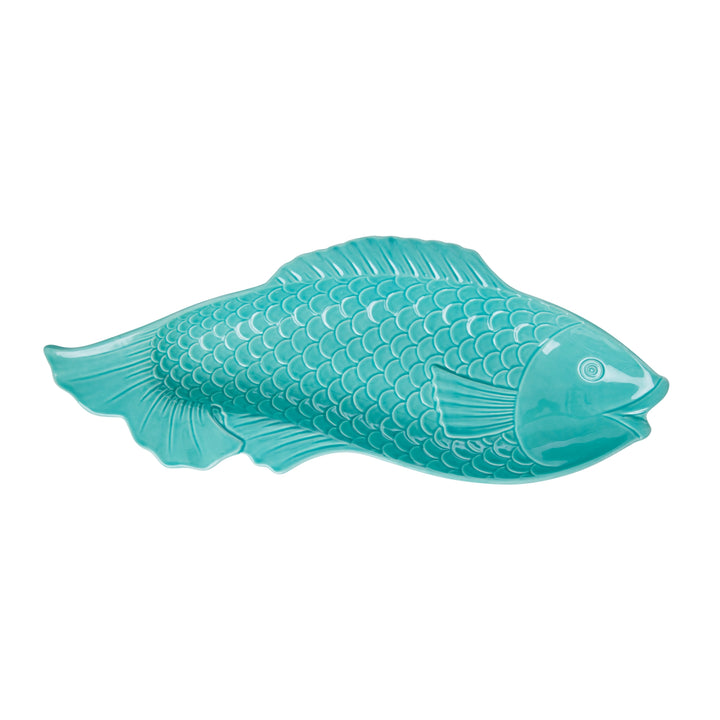Keramik Servierplatte - Aqua