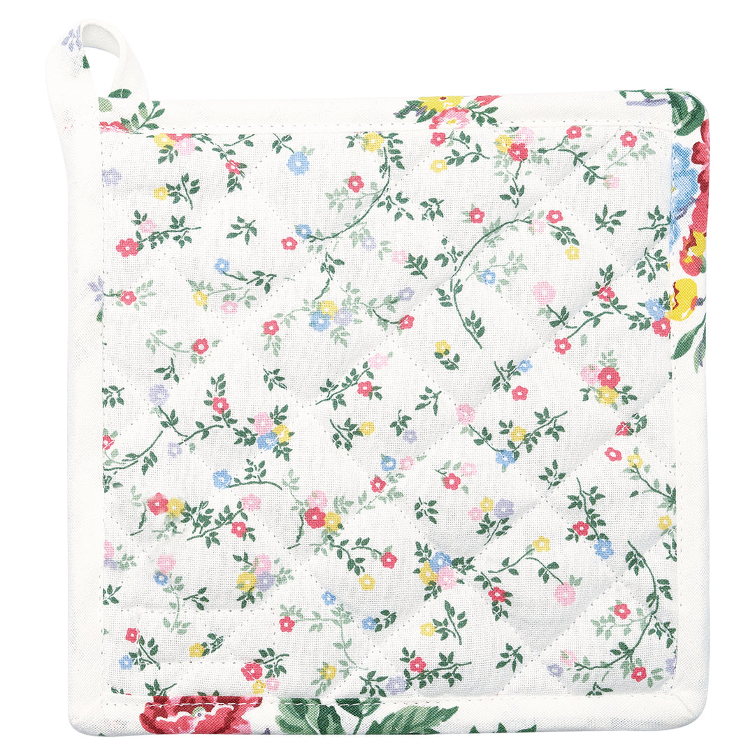 Potholder Elina white set of 2