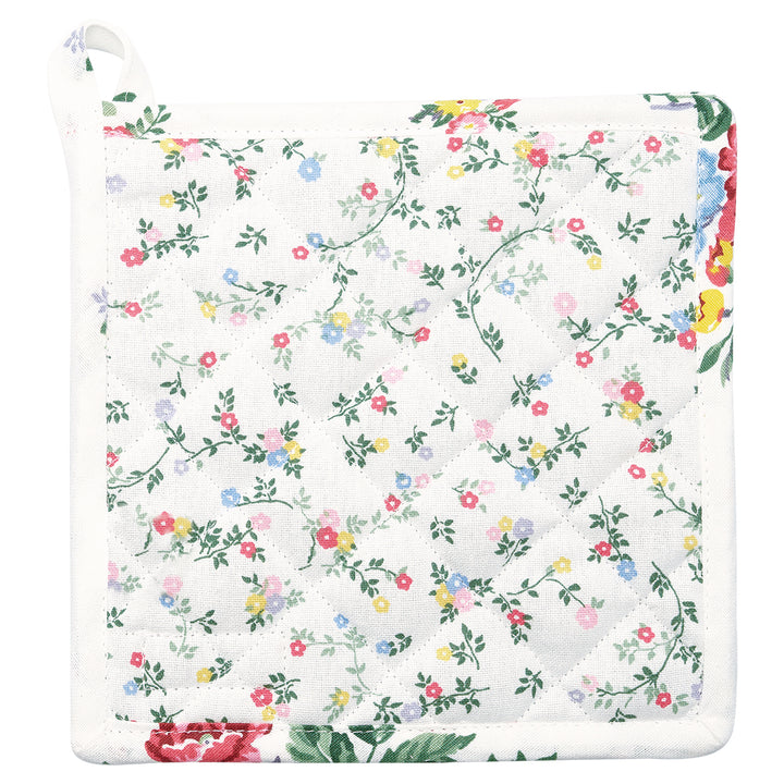 Potholder Elina white set of 2