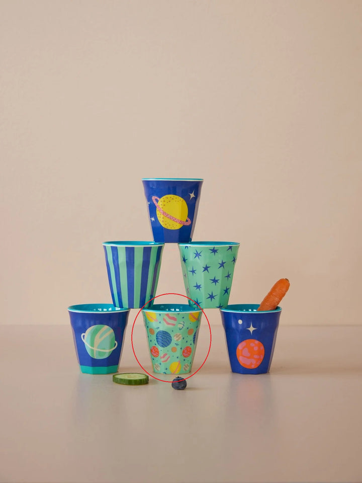 Melamine cup with various galaxy prints – small – 160 ml