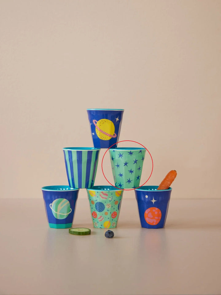 Melamine cup with various galaxy prints – small – 160 ml