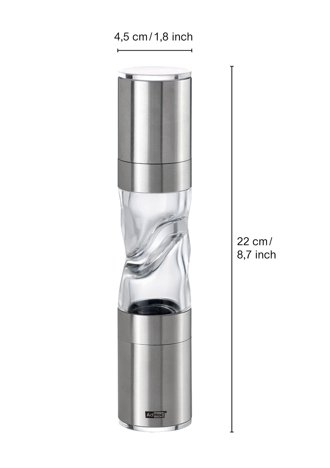 Pfeffer- und Salz-Doppelmühle Duomill pure