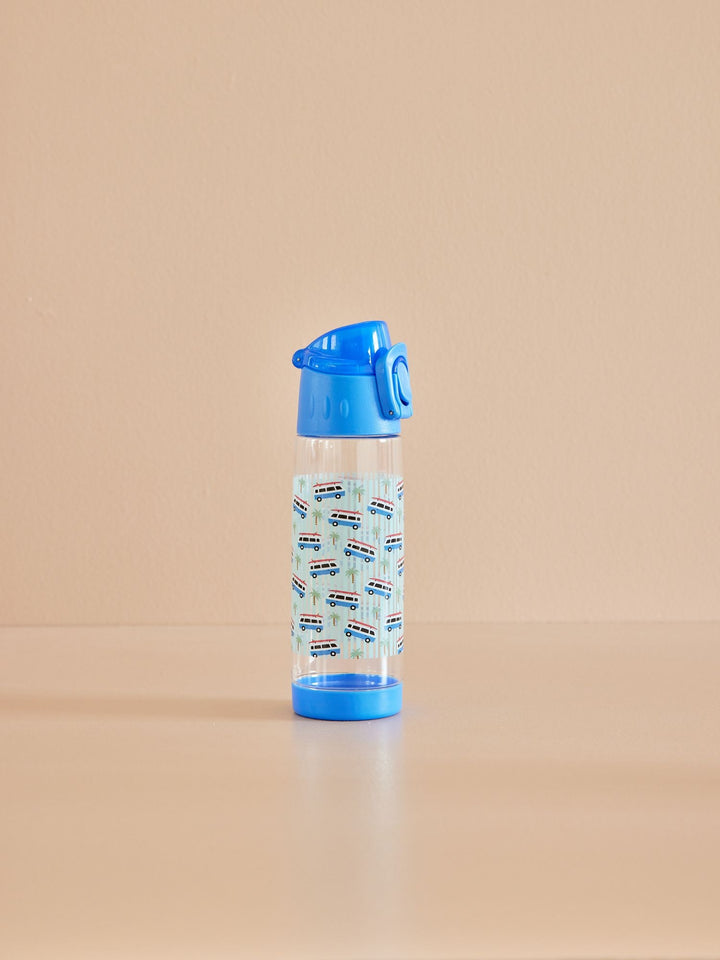 Children's Drinking Bottle - Blue - Cars Print
