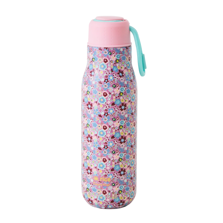 Stainless Steel Water Bottle with Lavender Autumn Floral Pattern - 12 Hours Hot/24 Hours Cold - 500 ml