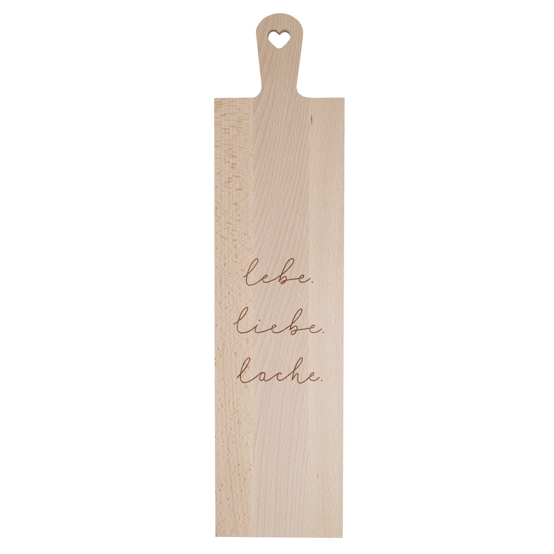 Schneidebrett - Lebe Liebe Lache