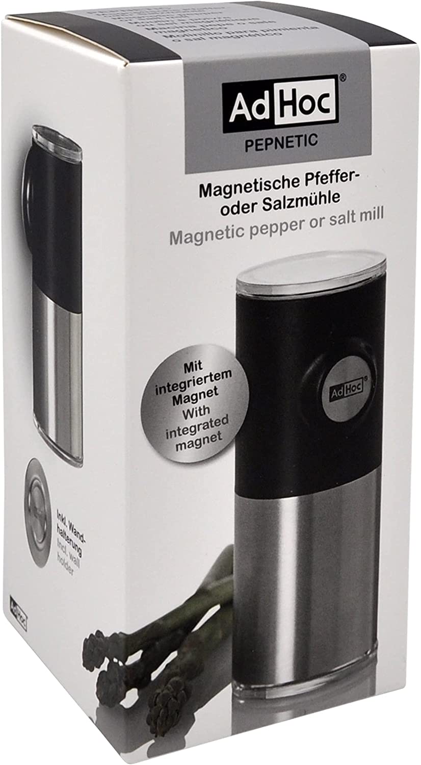 Magnetische Pfeffer- oder Salzmühle "Pepnetic"