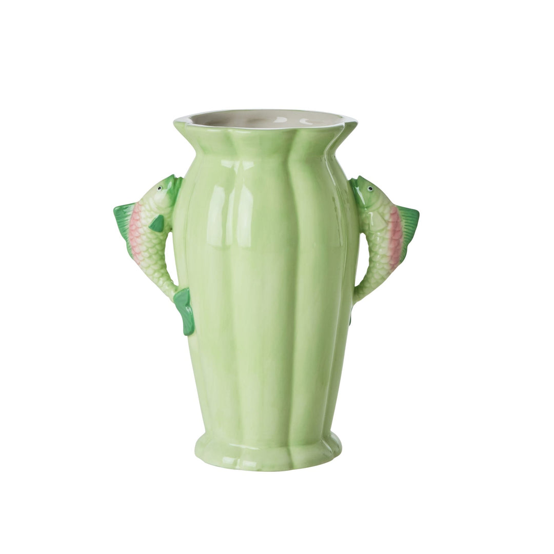 Keramik Vase - Grün